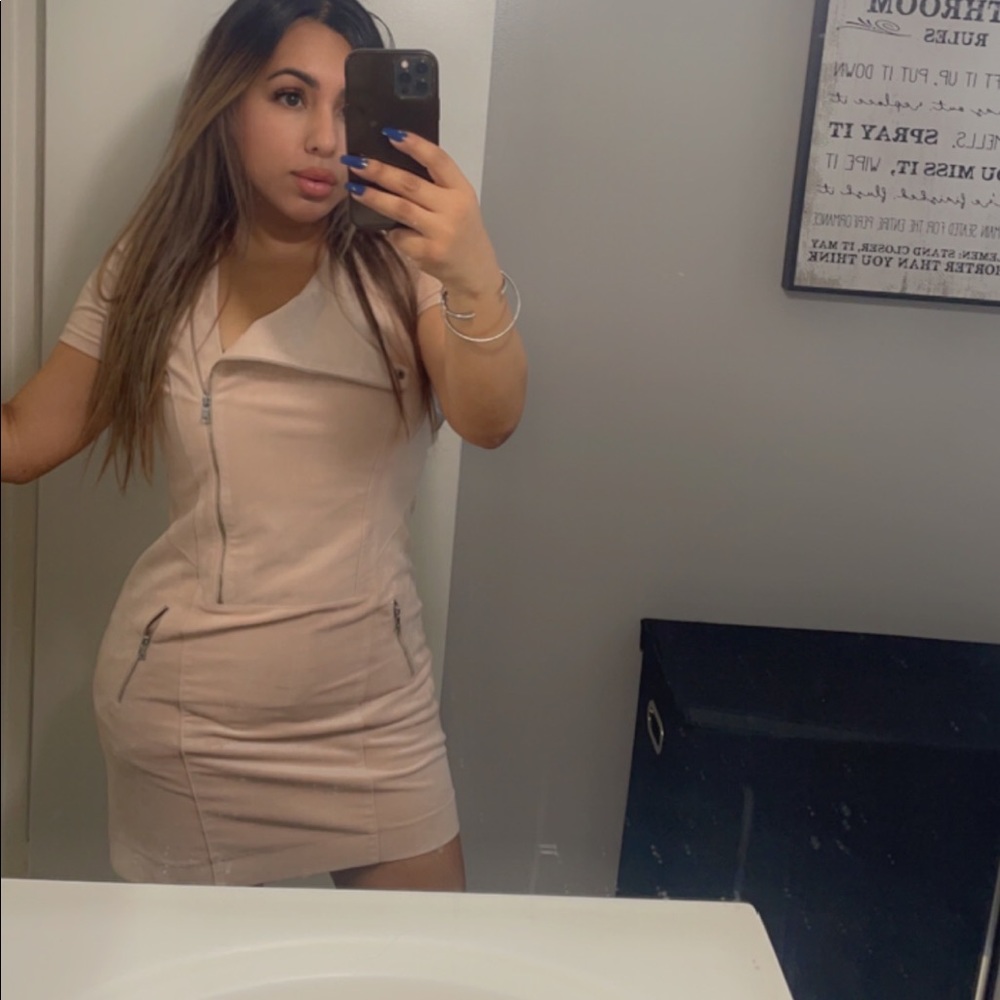BCBG Suede Mini Dress